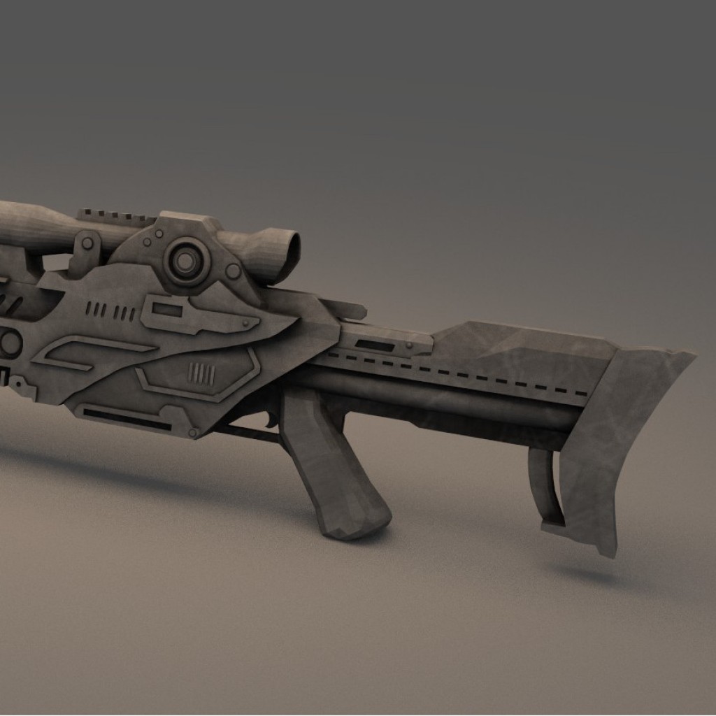 Sci-Fi Sniper-Rifle preview image 2